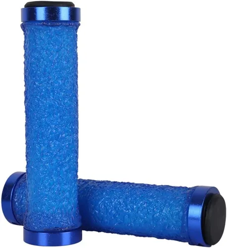 Miniatura 12 de Empuñaduras de manillar de bicicleta, 1 par de empuñaduras ergonómicas para manillar de bicicleta, agarre universal de doble bloqueo para manillar
