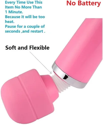 Miniatura 3 de Gajoin - Masajeador vibratorio eléctrico de mano grande para mujer, para adultos, recuperación deportiva, dolor ACH, hombro, cuello, pierna, mano