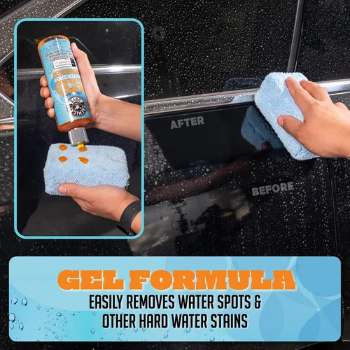 Miniatura 3 de Chemical Guys Kit para eliminar manchas de agua resistente para pintura, vidrio y metal: elimina residuos minerales y acumulación superficial