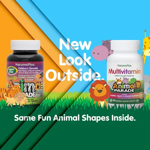Miniatura 2 de Nature 's Plus – Fuente de la vida Animal Parade Sugar-Free Assorted 90 Chewable