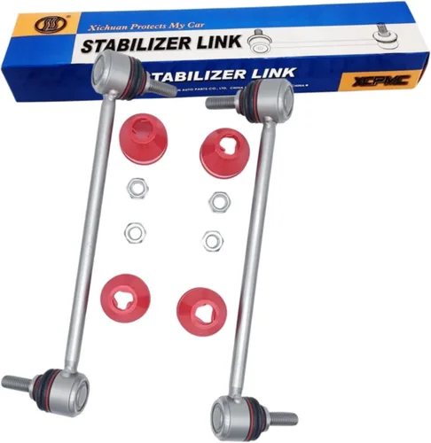 102739100B Kit de enlace de extremo de barra estabilizadora de suspensión delantera 2 piezas izquierda y derecha | Reemplazo automotriz para MODEL X