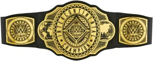 Miniatura 2 de Mattel Cinturón de título del campeonato WWE, ajustable para juegos de rol de niños