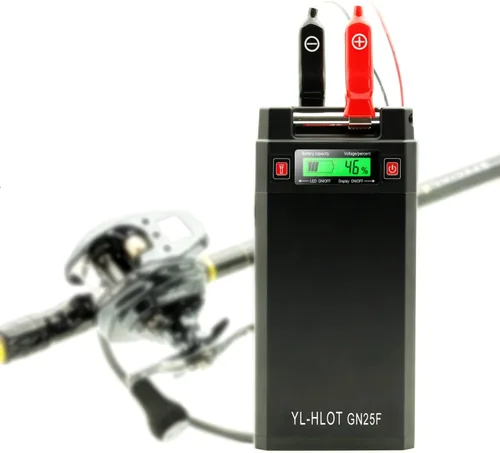 Batería de carrete eléctrico de gran capacidad. Compatible con carrete de pesca eléctrico Daiwa y Shimano. Es la mejor opción para tu pesca durante