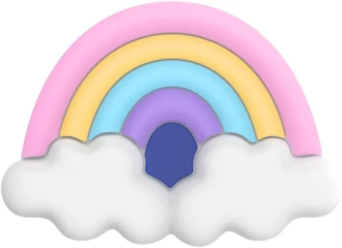 Miniatura 5 de PopSockets - Agarre para teléfono con soporte expandible, agarre adhesivo, lindo PopSockets - PopoOut Rainbow Fluff PopOut Rainbow
