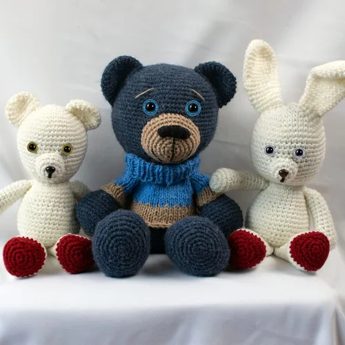 Miniatura 4 de 150 ojos de seguridad grandes para ojos de seguridad Amigurumi de ganchillo de 0.46/0.78/0.78 pulgadas (12/16/0.787 in) con purpurina para animales