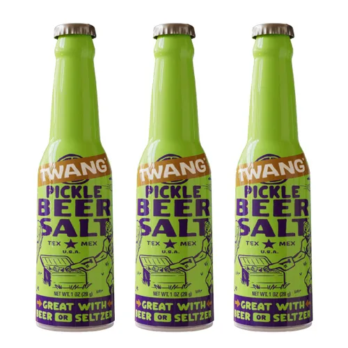 Miniatura 10 de Twang Sal de cerveza saborizada, lima, mini botellas de 1.4 onzas para cerveza, cócteles y bebidas (paquete de 24)