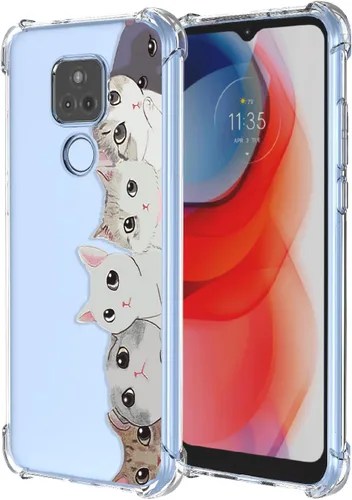 Miniatura 75 de Funda para Moto G Stylus 2021 4G Clear Flower Funda de teléfono TPU suave a prueba de golpes, antiarañazos, funda protectora para Motorola G Stylus