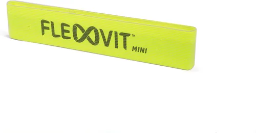 Miniatura 7 de FLEXVIT Mini banda, banda de resistencia de tela de grado profesional, comodidad superior y calidad para hacer ejercicio, juego de bandas