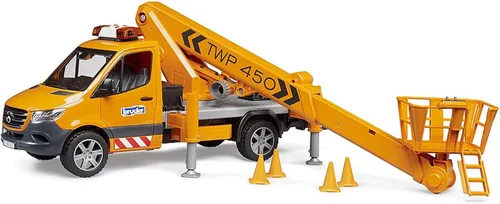 Miniatura 6 de Bruder 02679 MB Sprinter camión de servicio/grúa, cesta hombre w L/S módulo