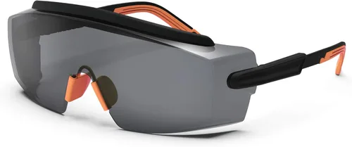 Miniatura 22 de Gafas de seguridad antivaho Gafas de seguridad sobre gafas protectoras con lentes antiarañazos ajustables Negro