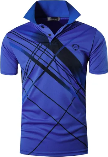 Miniatura 3 de 3 Pack Men's Short Sleeve Fit Sport Polo Tee Shirts T-Shirts Tshirt Tops Poloshirt Golf Tennis Pickleball LSL195