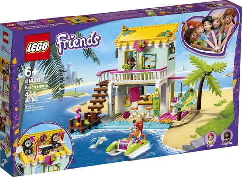 Miniatura 4 de LEGO Friends Beach House 41428 Kit de construcción; chispas horas de juego de aventura de verano (444 piezas)