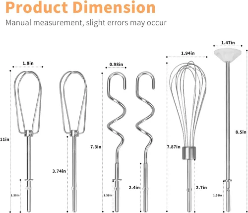 Miniatura 2 de Accesorios para batidora de mano compatibles con batidora de mano KitchenAid KHM3 KHM5 KHM7 KHM9, batidoras turbo batidoras de mano para Kitchenaid