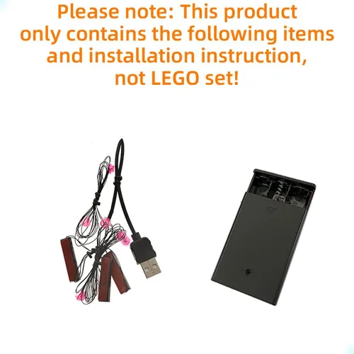 Miniatura 3 de GEAMENT - Kit de luces LED compatible con LEGO Orquídea, juego de iluminación para el modelo de construcción Creator 10311