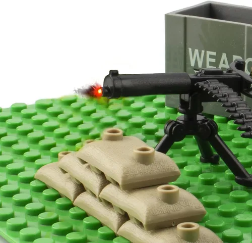 Miniatura 5 de Paquete de armas militares, 24 piezas de accesorios del Reino Unido, kits de juguetes, equipo del ejército, armas de la Segunda Guerra Mundial