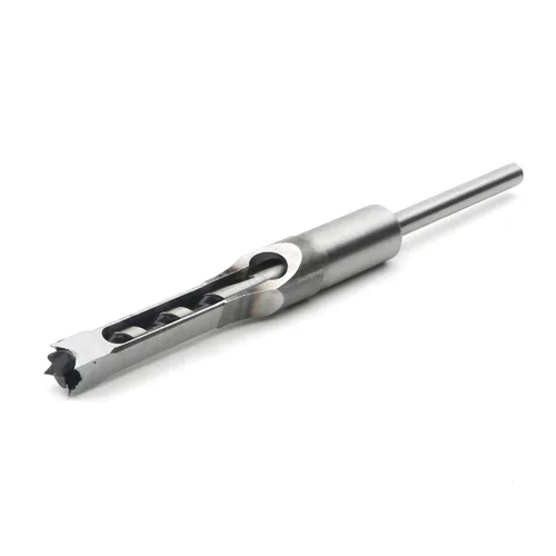 Miniatura 6 de Woodworker - Juego de 5 brocas cuadradas para carpintería, 5 piezas de taladro cuadrado para carpintería, sierra de agujero de madera con taladro