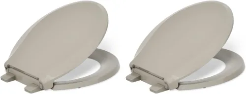 Miniatura 60 de Kohler 4636-RL-47 Cachet ReadyLatch Asiento de inodoro alargado de cierre silencioso, color beige (almond)