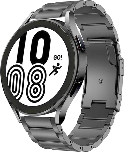 Miniatura 2 de Correa de titanio, pulsera de eslabones de metal ligera de 0.866 pulgadas, compatible con Samsung Galaxy Watch 3 de 1.772 pulgadas/1.811 pulgadas