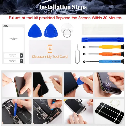 Miniatura 9 de OLED para Samsung Note 10 Plus Reemplazo de pantalla para Samsung Galaxy Note 10 Plus 0.14 oz/0.18 oz Pantalla LCD para Galaxy SM-N975 SM-N976 Negro