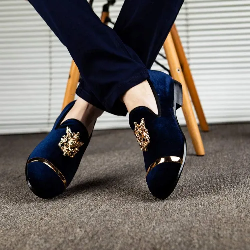 Miniatura 8 de JITAI Penny Mocasines de piel con forro para hombre