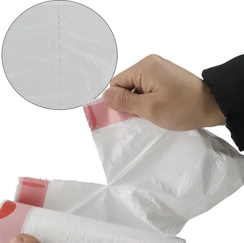 Miniatura 2 de Bolsas de basura blancas con cordón de 2.5 galones, 2 rollos/120