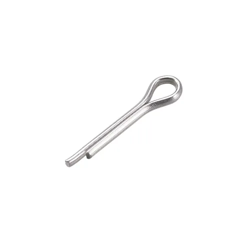 Miniatura 16 de uxcell Pasador de chaveta dividido, 0.039 in x 0.394 in, acero inoxidable 304, 2 puntas, llave de clip de sujeción en tono plateado, 30
