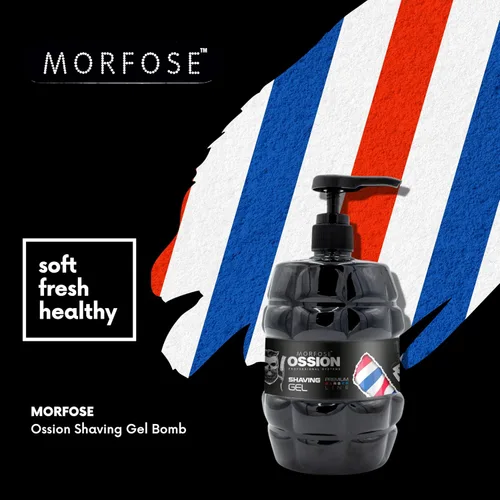 Miniatura 2 de Gel de afeitar para hombres para pieles sensibles – Gel de afeitado de peluquero antiirritación, fórmula hidratante y protectora, deslizamiento