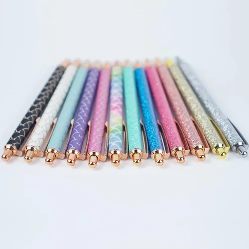 Miniatura 2 de U-RIGHT 12 bolígrafos elegantes para diario, bonitos bolígrafos para mujeres, bolígrafos retráctiles y divertidos para enfermeras, camareras