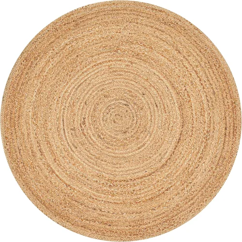 Miniatura 11 de Savi Home Alfombra de yute natural de 4 x 6 pies – Alfombra de granja trenzada tejida a mano de 72 x 48 pulgadas, alfombra de entrada en telar