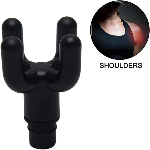 Miniatura 5 de 9 cabezales de pistola de masaje reemplazables, accesorios musculares de tejido profundo y accesorios para pistola de masaje, juego de adaptadores