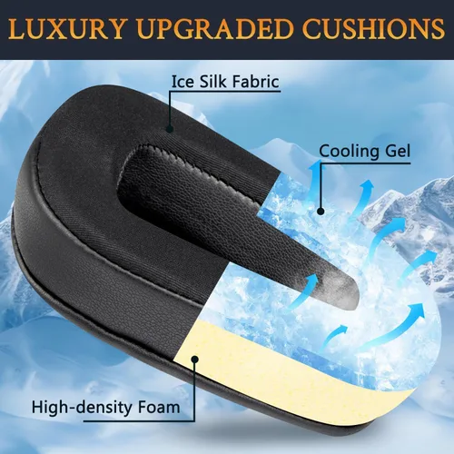 Miniatura 3 de SOULWIT Almohadillas de refrigeración para auriculares Logitech G35 G930 G933 G935 G633 G635 G533 G430 G431 G432 G433 G332 G230 G231 G233 G233