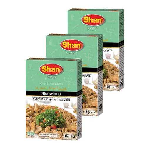 Miniatura 163 de Shan Korma Recipe and Seasoning Mix 1.76 oz (50g) - Spice Powder for Traditional Meat in Yogurt Sauce - Suitable for Vegetarians - Airtight Bag in a