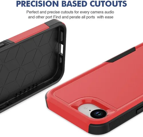 Miniatura 64 de Jeylly Funda para iPhone SE/Funda para iPhone 5S, Exterior de Plástico Duro que Absorbe Golpes + Interior de Silicona de Goma Defensor contra