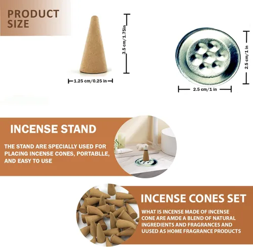 Miniatura 7 de Dhoop - Varilla de incienso 100% natural Hecho a mano orgánico Relajación Positividad Meditación Yoga Purificación Jazmín, Rosa