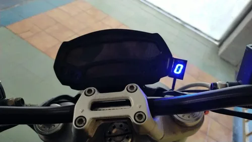 Miniatura 6 de Indicador digital LED de 1-6 velocidades, medidor de pantalla impermeable para Ducati Cafe Racer Monster 696 795 796 797 821 1100 1200 1200 S R Rojo