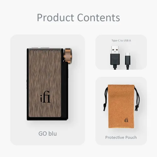 Miniatura 7 de iFi GO blu - Amplificador portátil Bluetooth 5.1 DAC/auriculares con aptX adaptativo, LDAC y salidas de auriculares de 0.173 in y 0.138 in - Audio