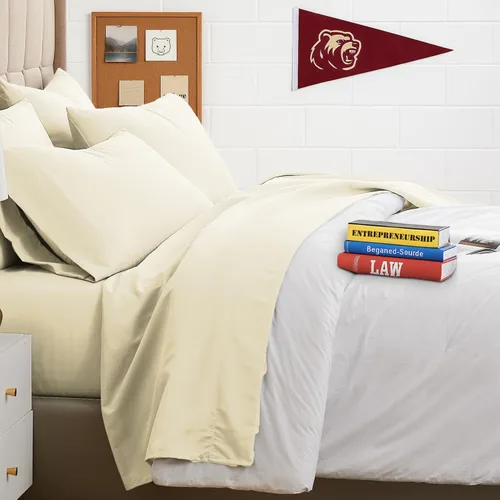 Miniatura 64 de Southshore Fine Living, Inc. Juego de sábanas de 6 piezas tamaño King, sábanas de bolsillo extra profundo de 21 pulgadas King, sábana encimera