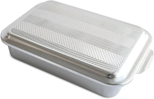 Miniatura 13 de Nordic Ware - Bandeja para hornear Prisma 9 x 13, Natural