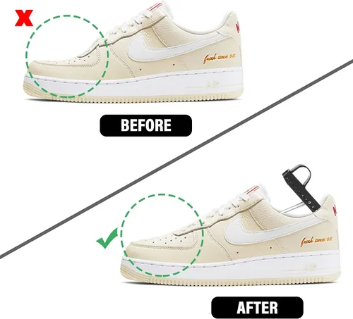 Miniatura 5 de YOLOPLUS+ Ensanchador de zapatos de plástico para hombre, árboles de zapatos ajustables para hombres, soporte portátil para talladores de árboles