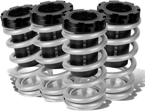 Miniatura 6 de DNA MOTORING Kit de 4 Fundas Coilover de Suspensión con Resortes Compatible con 88-00 Civic / 93-97 Civic Del Sol / 88-91 CRX / 90-01 Integra, Azul