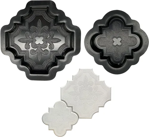 AUTUMN Moldes de ladrillo duraderos para pavimentación de hormigón, pavimentadora de bricolaje, molde de hormigón, molde de cemento, moldes para
