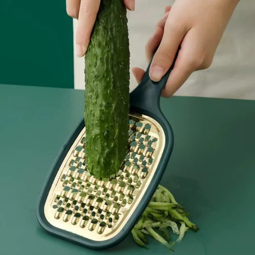 Miniatura 4 de Hemoton Pelador de patatas Pelador de verduras Rallador de acero inoxidable Rallador cuadrado grueso Rallador de queso de mano Rallador de verduras