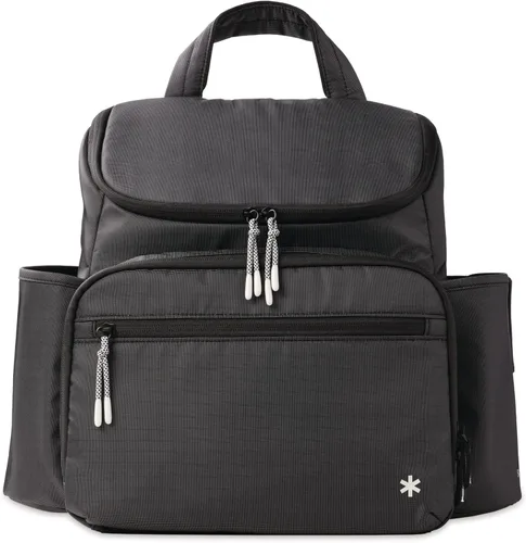 Miniatura 14 de Skip Hop Mochila Bolsa de Pañales: Forma, Bolsa de viaje multifuncional para bebé con cambiador y accesorio para cochecito, Salvia
