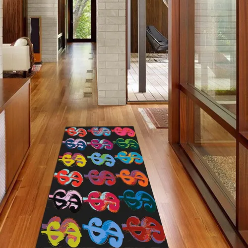 Miniatura 24 de GUBIYU Alfombras coloridas para cocina, cuarto de servicio, alfombra antideslizante para interiores y exteriores, para pasillo, sala de estar