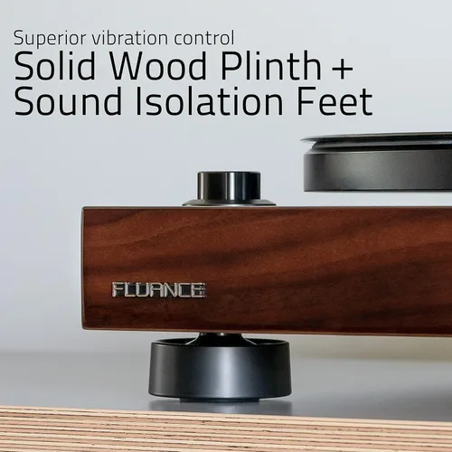 Miniatura 5 de Fluance RT81 Elite Tocadiscos de vinilo de alta fidelidad (Piano Negro), con Ai41 Powered 5" Stereo Bookshelf Altavoces (Negro Ceniza), Diamond