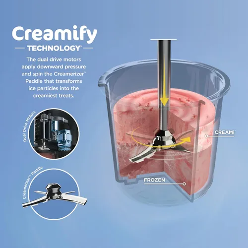 Miniatura 3 de Ninja CREAMi, Fabricante de Helados, Helado, Gelato, Sorbete, Batidos, Ingredientes Mix, Tazones de Batido y Más, 7 en 1, Tazas de Helado, Tapa