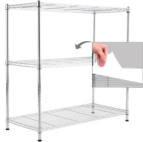 Miniatura 8 de EFINE - Estantería de 5 estantes con forros para estantes, certificado NSF, estantes ajustables de alambre de metal resistente, capacidad de carga
