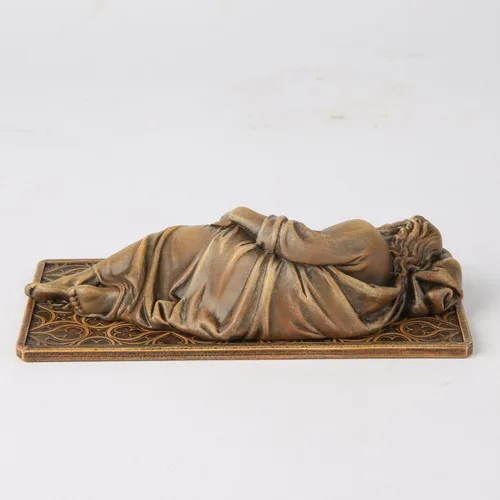 Miniatura 4 de Estatua Católica BC de San José Durmiente, Figura del Santo Patrono Regalo de Inauguración de Casa, Decoración Devota del Hogar, 6" L, Escultura