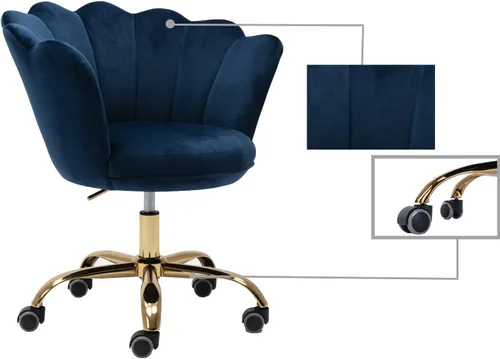 Miniatura 5 de Silla moderna de oficina en casa, silla de escritorio con ruedas, silla giratoria de tocador, silla de maquillaje, sillas ajustables en altura