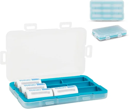 Miniatura 9 de JJC Estuche para Baterías de 9V para 4x 9V, Resistente al Agua y a Prueba de Golpes, Organizador de Almacenamiento de Baterías de 9V Estuche